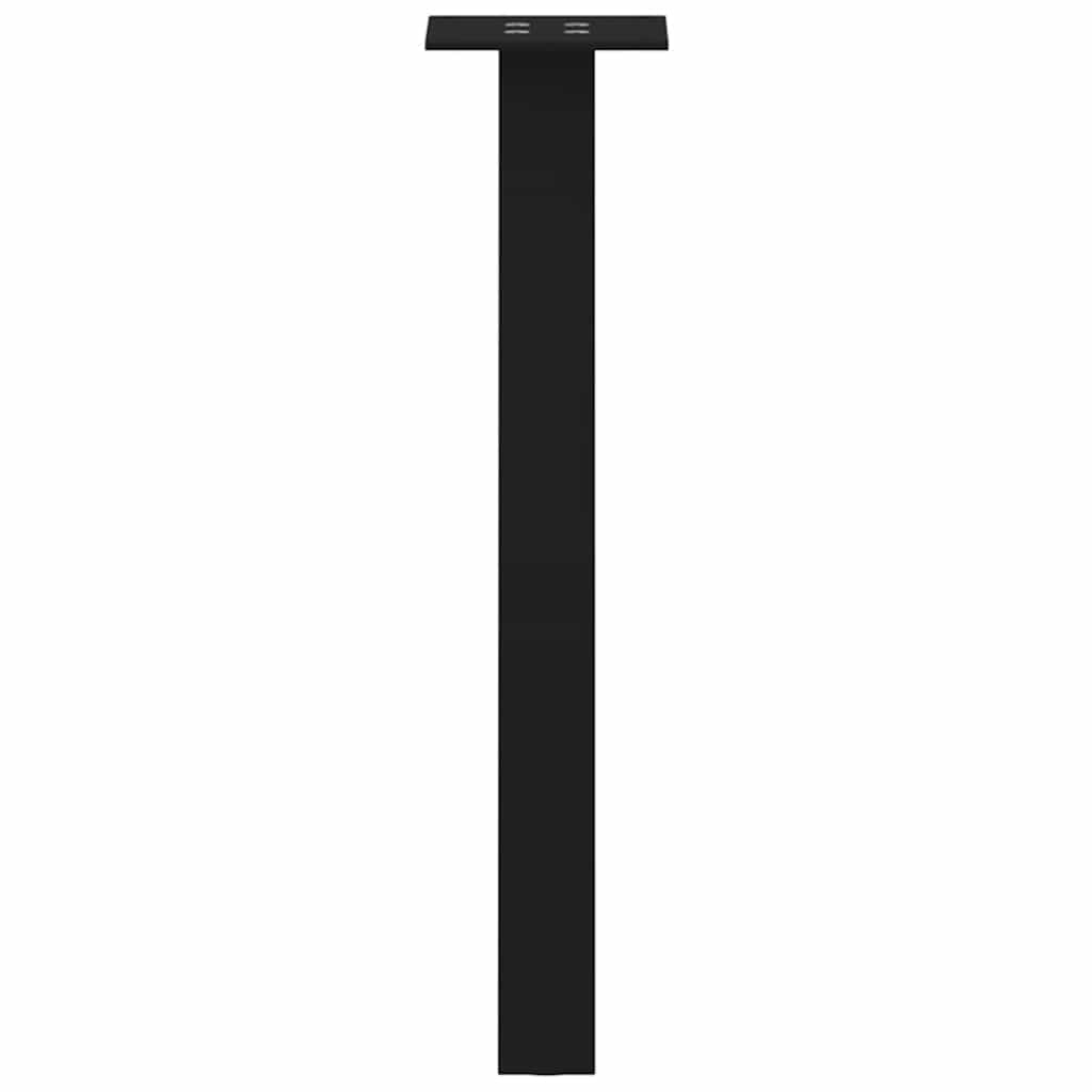 Pieds de table basse 4 pièces Noir 30 cm Acier - XIOS