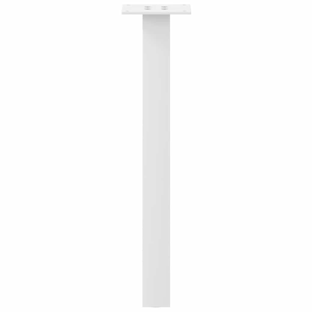 Pieds de table basse 4 pièces Blanc 30 cm Acier - XIOS