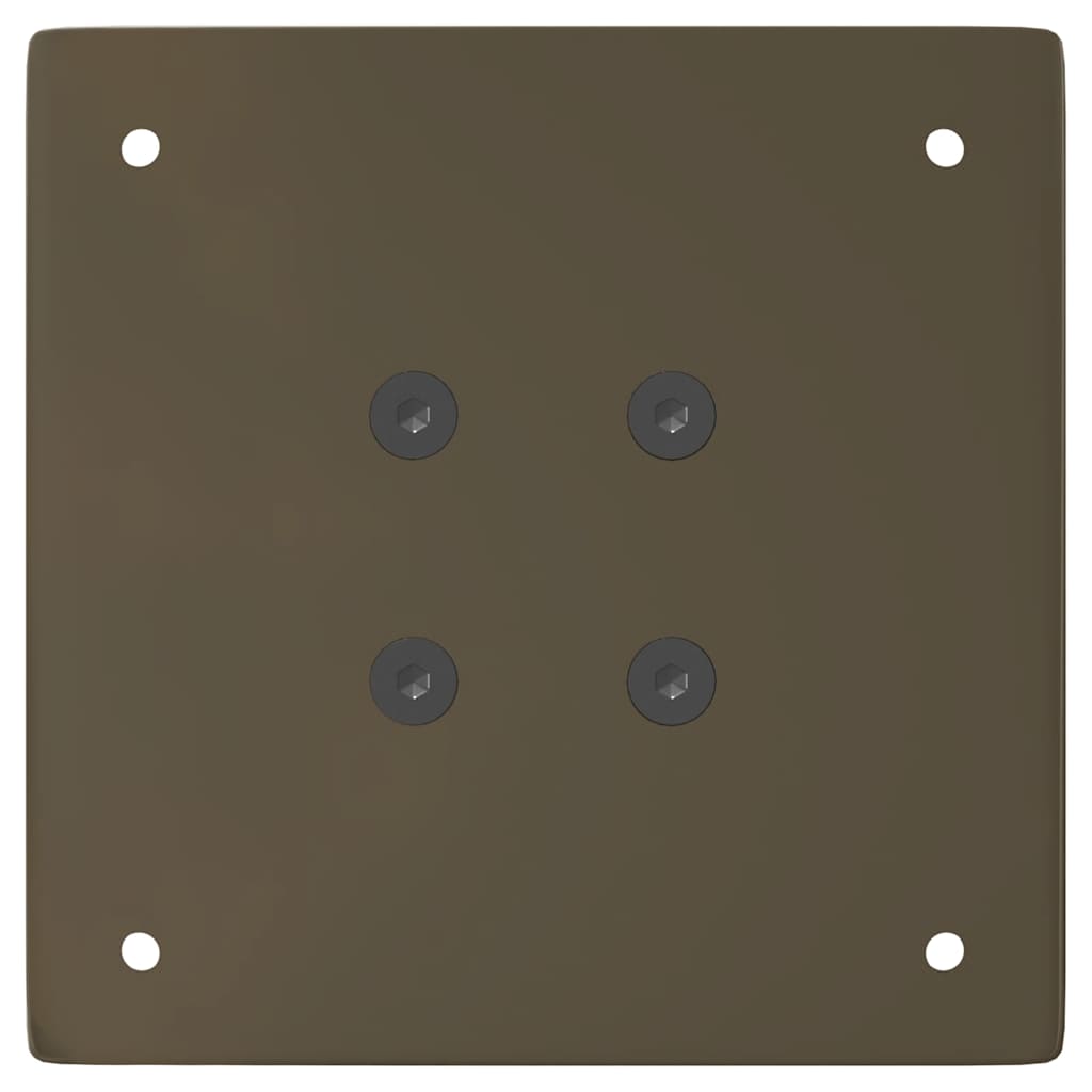 Pieds de table basse 4 pièces Acier naturel 30 cm Acier - XIOS