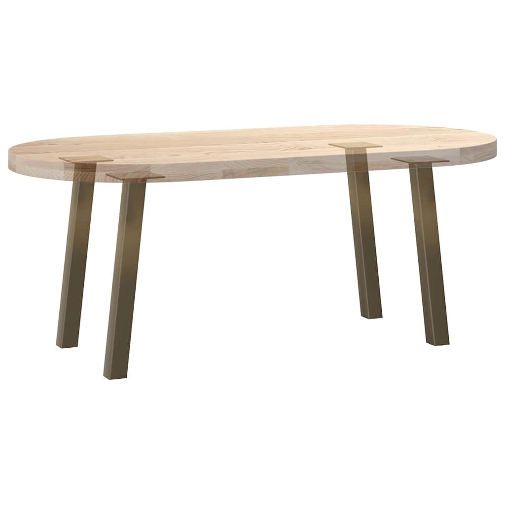 Pieds de table basse 4 pièces Acier naturel 30 cm Acier - XIOS