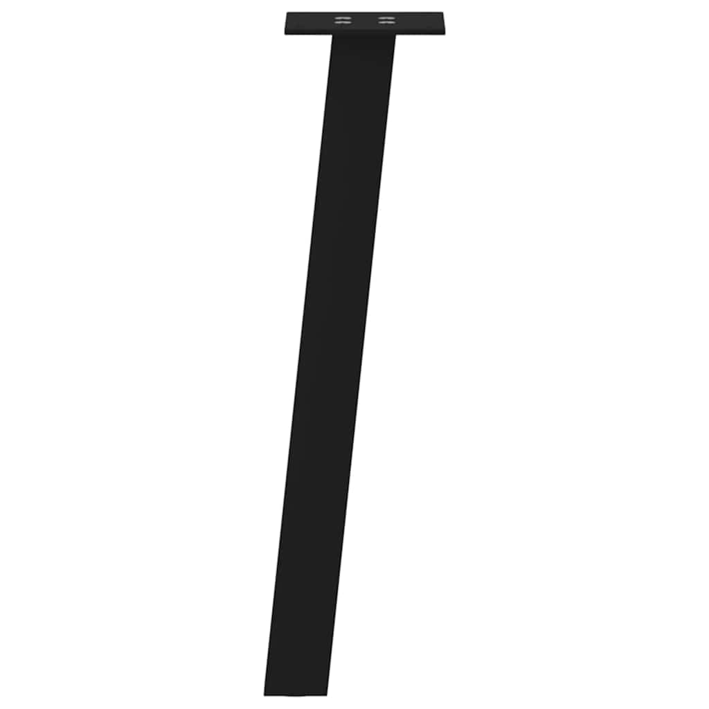 Pieds de table basse 4 pièces Noir 42 cm Acier - XIOS