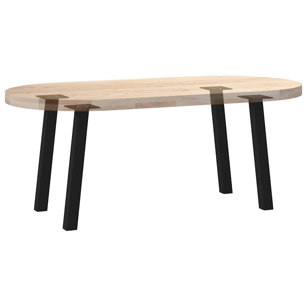 Pieds de table basse 4 pièces Noir 42 cm Acier - XIOS