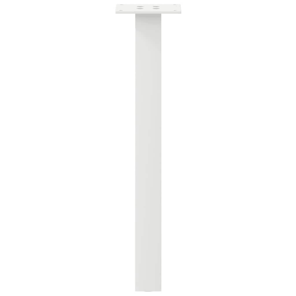 Pieds de table basse 4 pièces Blanc 42 cm Acier - XIOS