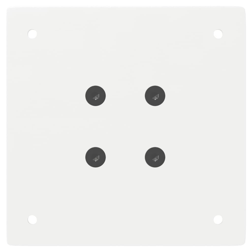 Pieds de table basse 4 pièces Blanc 42 cm Acier - XIOS