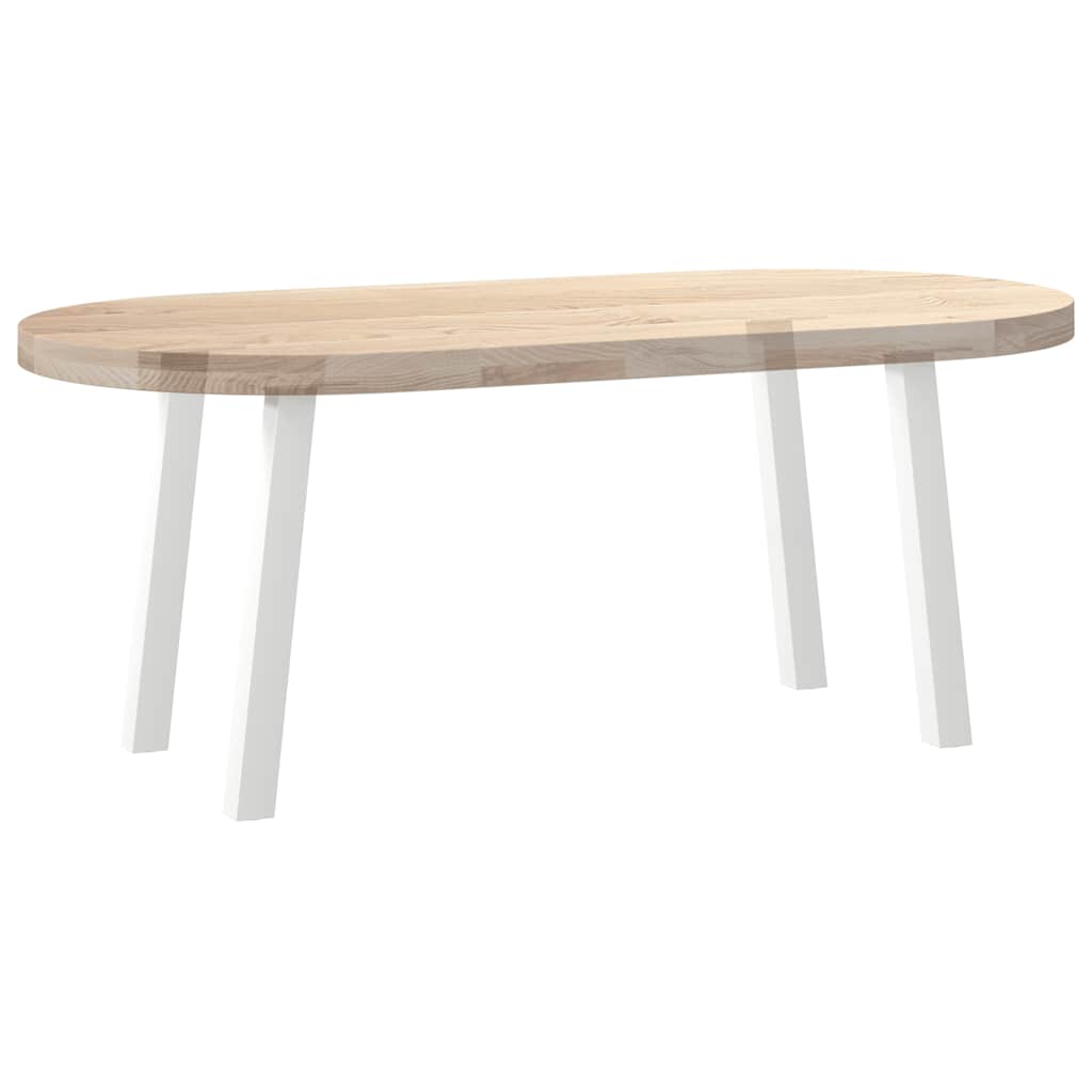 Pieds de table basse 4 pièces Blanc 42 cm Acier - XIOS