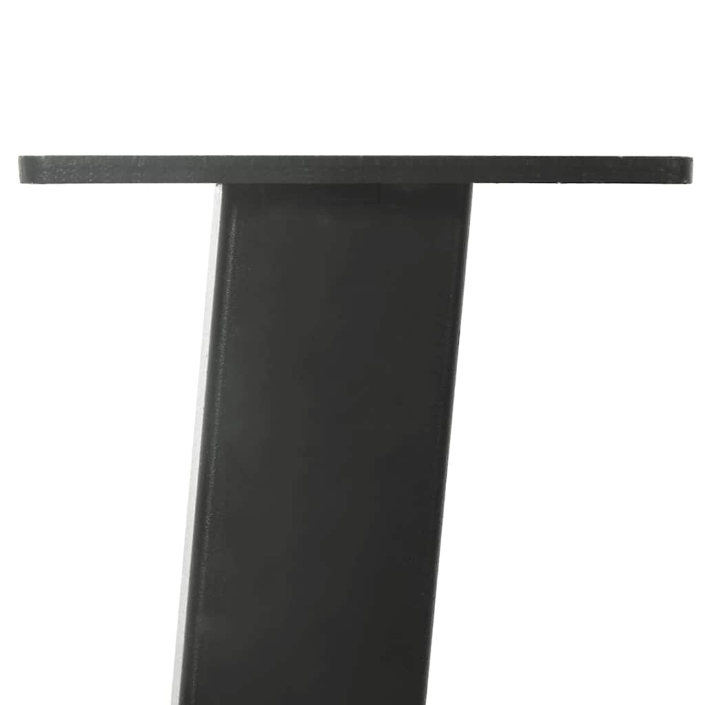 Pieds de table basse 4 pièces Anthracite 42 cm Acier - XIOS