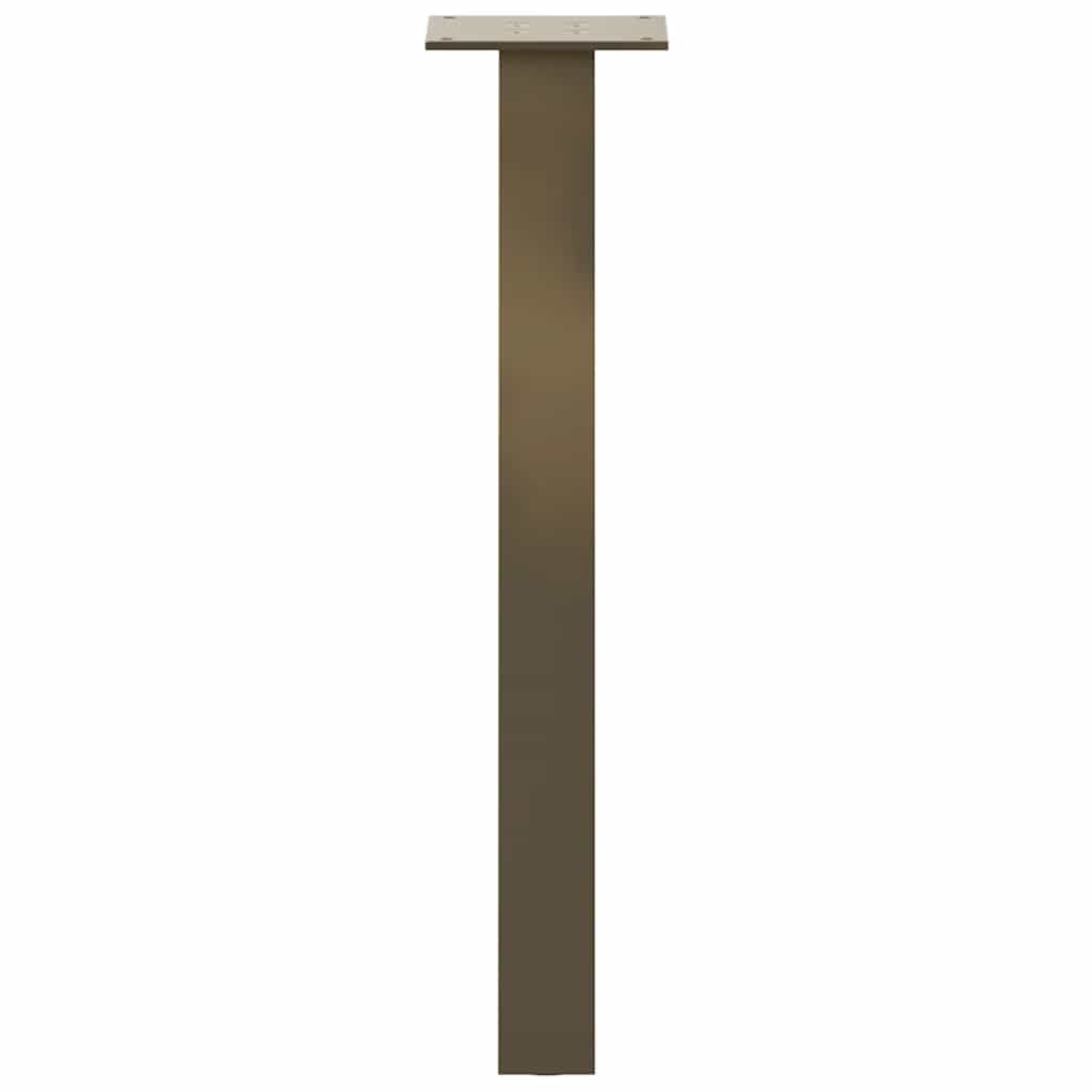 Pieds de table basse 4 pièces Acier naturel 42 cm Acier - XIOS