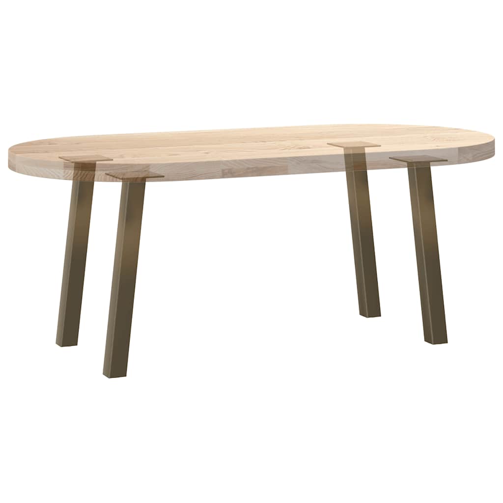 Pieds de table basse 4 pièces Acier naturel 42 cm Acier - XIOS