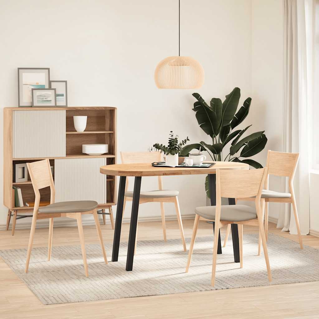 Pieds de table console 4 pièces Noir 72 cm Acier - XIOS