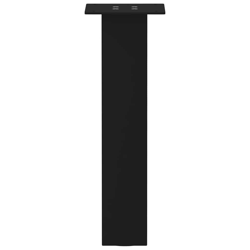Pieds de table basse 4 pièces Noir 30 cm Acier - XIOS
