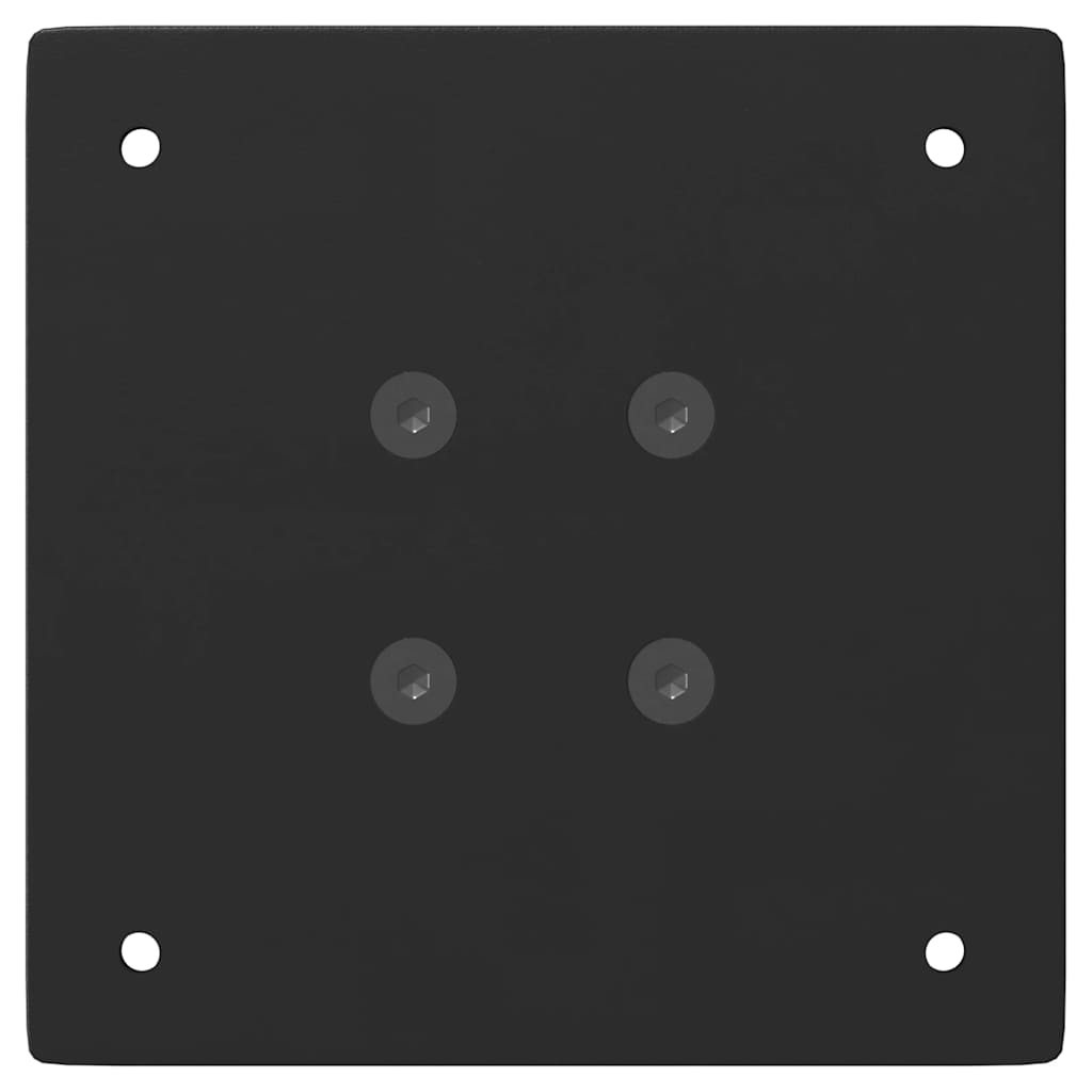 Pieds de table basse 4 pièces Noir 30 cm Acier - XIOS