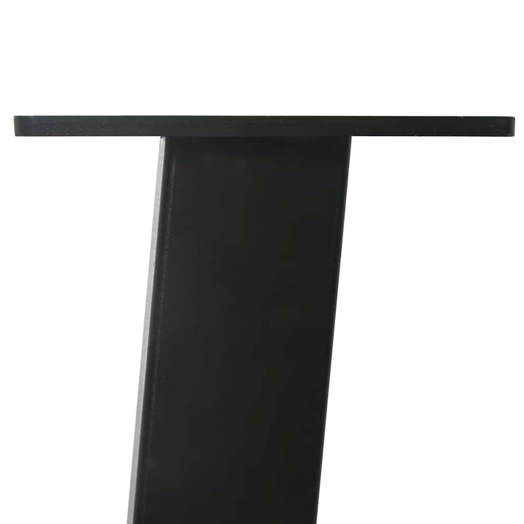 Pieds de table basse 4 pièces Noir 30 cm Acier - XIOS