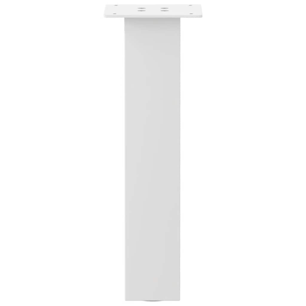 Pieds de table basse 4 pièces Blanc 30 cm Acier - XIOS