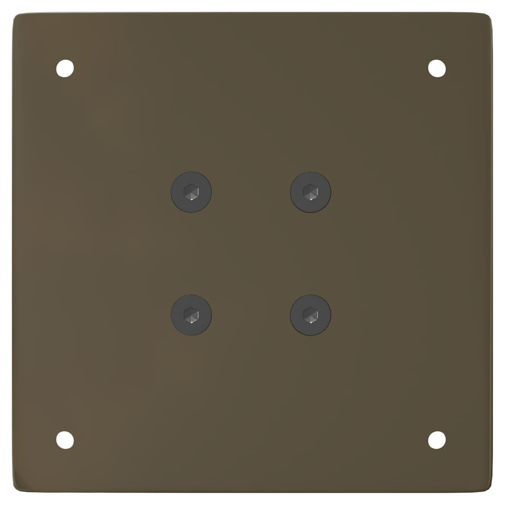 Pieds de table basse 4 pièces Acier naturel 30 cm Acier - XIOS