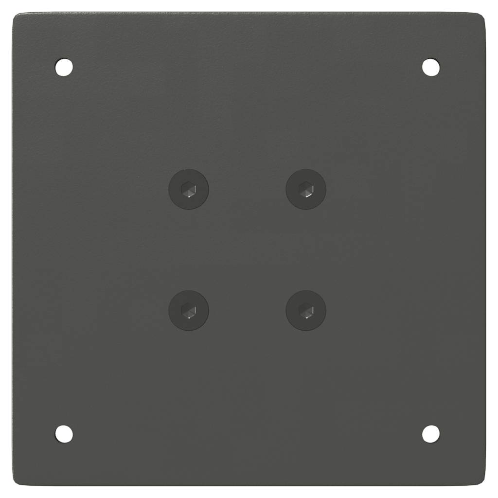 Pieds de table basse 4 pièces Anthracite 42 cm Acier - XIOS