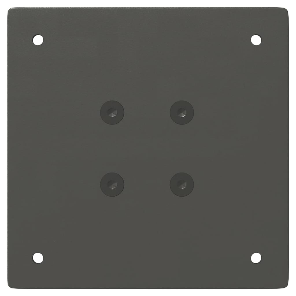Pieds de table console 4 pièces Anthracite 72 cm Acier - XIOS