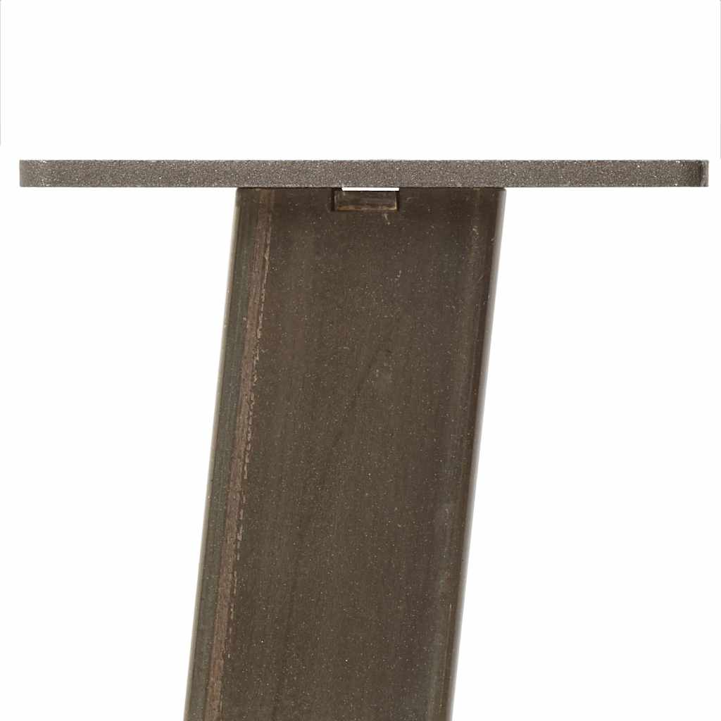 Pieds de table console 4 pièces Acier naturel 72 cm Acier - XIOS