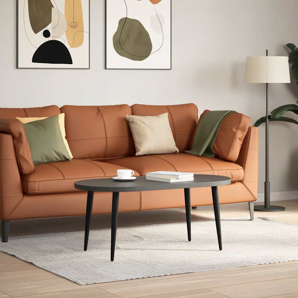 Pieds de table basse coniques 4 pièces Noir 30-31 cm Acier - XIOS