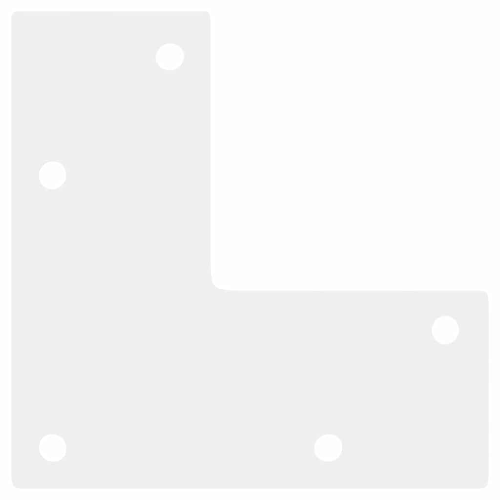 Pieds de table basse coniques 4 pièces Blanc 30-31 cm Acier - XIOS