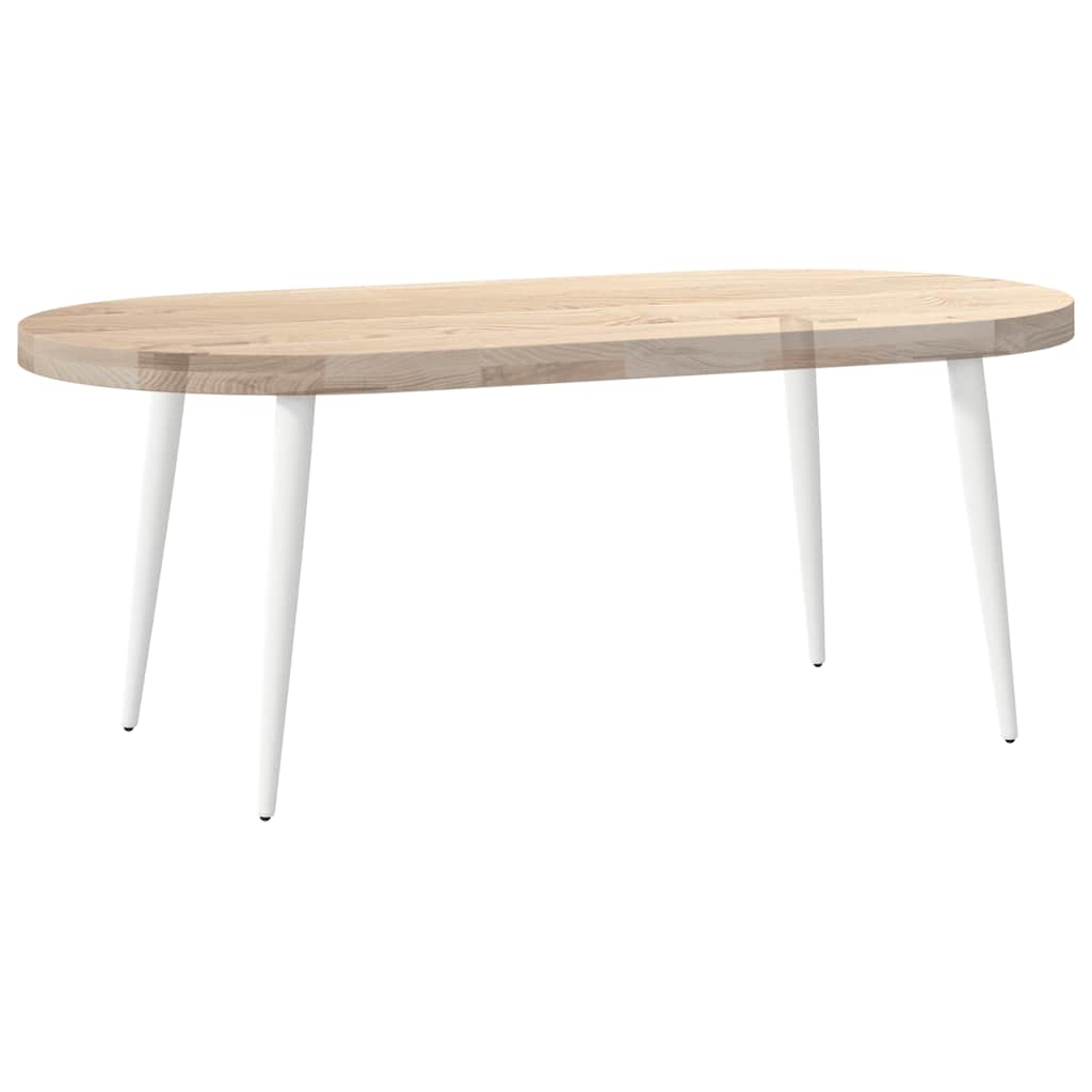 Pieds de table basse coniques 4 pièces Blanc 30-31 cm Acier - XIOS