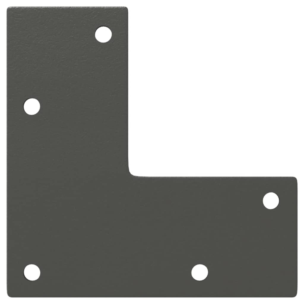 Pieds de table basse coniques 4 pièces Anthracite 42-43 cm Acier - XIOS