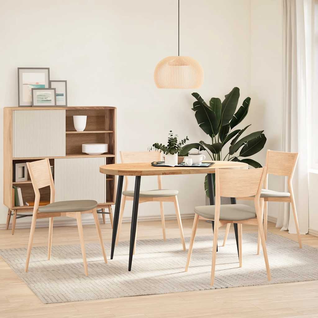 Pieds de table console coniques 4 pièces Noir 72-73 cm Acier - XIOS
