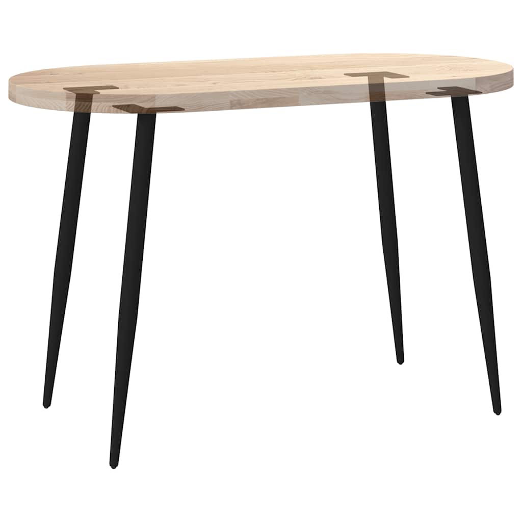 Pieds de table console coniques 4 pièces Noir 72-73 cm Acier - XIOS