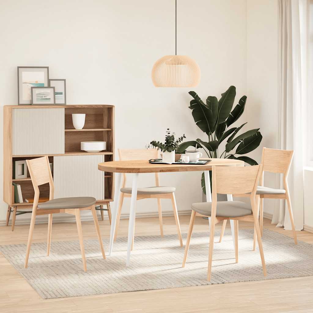 Pieds de table console coniques 4 pièces Blanc 72-73 cm Acier - XIOS