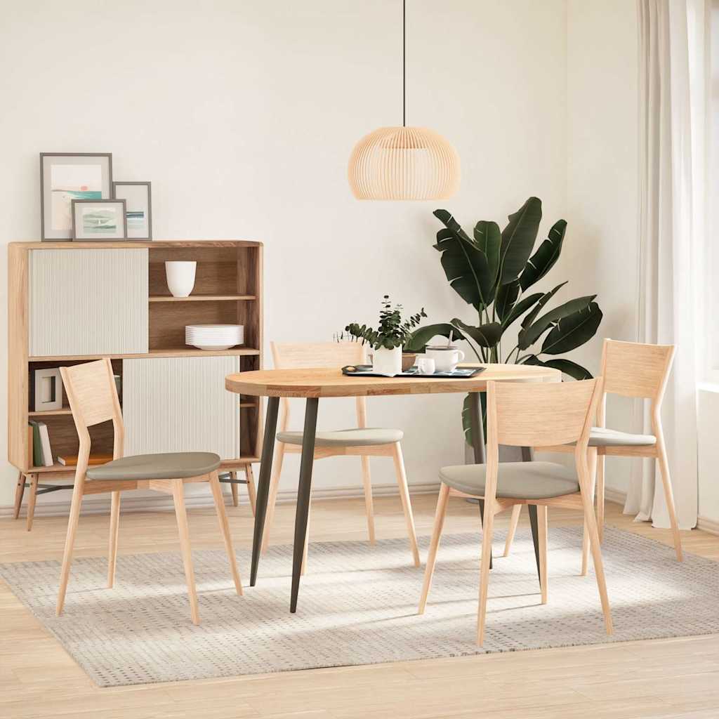 Pieds de table console forme conique 4 pièces acier naturel 72-73 cm - XIOS