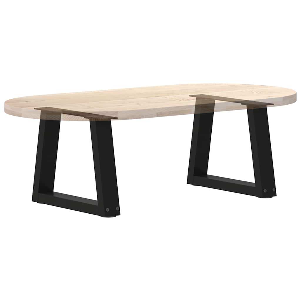 Pieds de table basse en forme de V, 2 pièces, noir, 40 x (30-31,3) cm, acier - XIOS