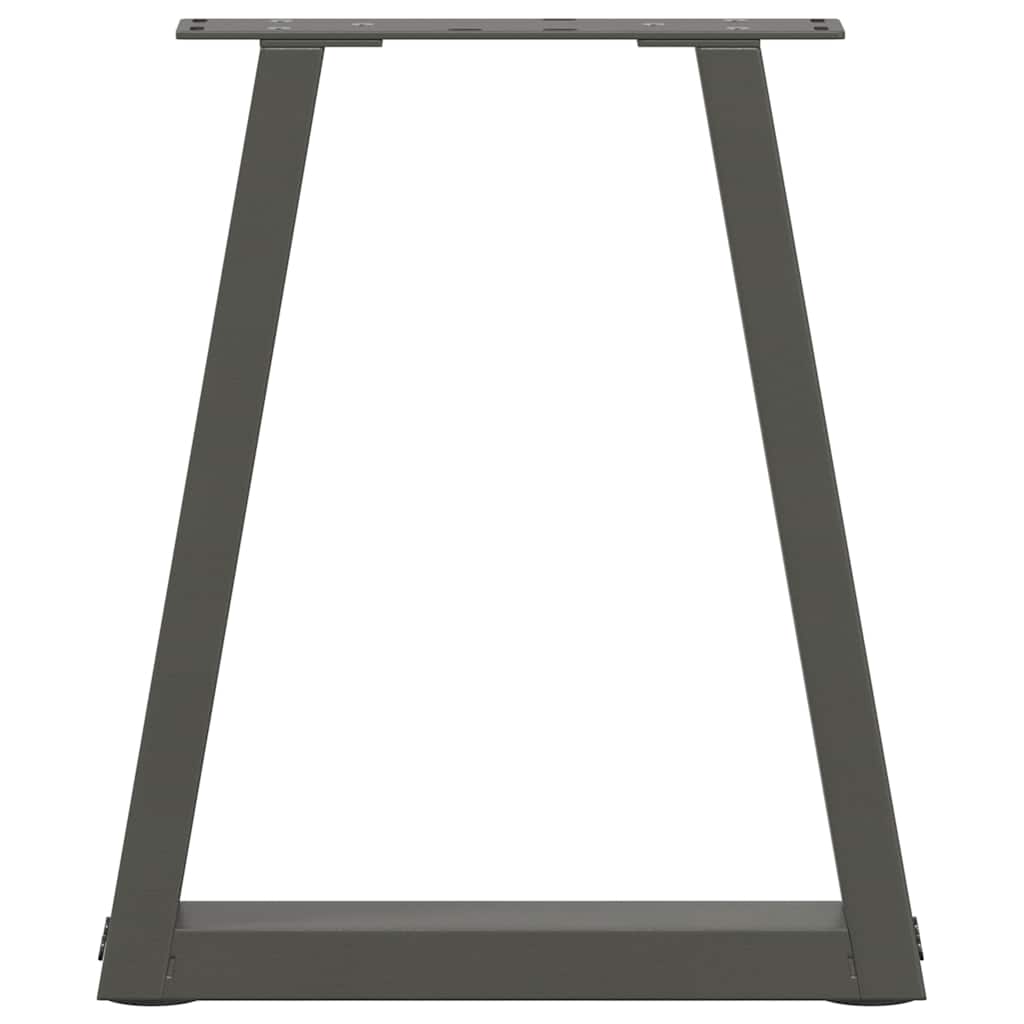 Pieds de table basse en forme de V 2 pièces Anthracite 28 x (42-43,3) cm Acier - XIOS