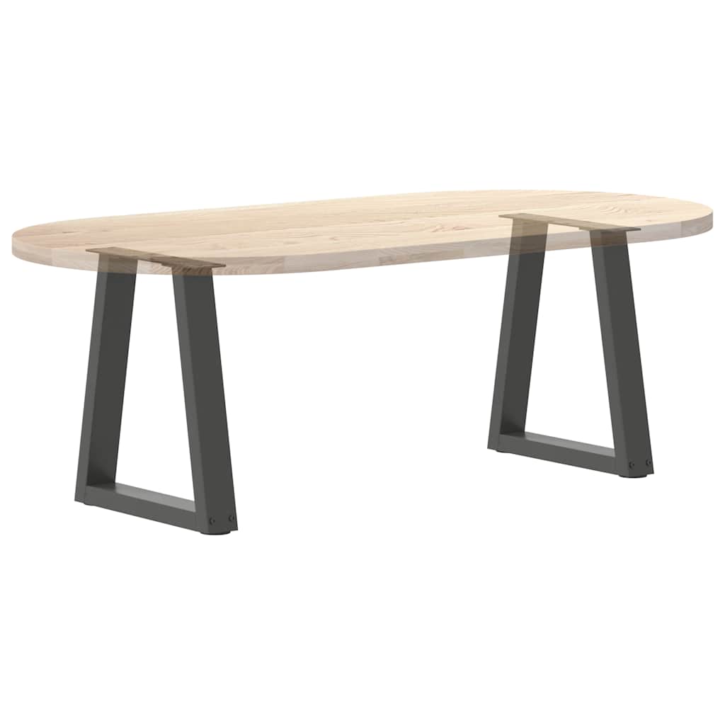 Pieds de table basse en forme de V, 2 pièces, anthracite, 38 x (42-43,3) cm, acier - XIOS