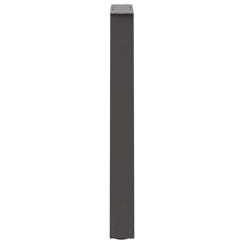 Pieds de table à manger en V 2 pièces Anthracite 60 x (72-73,3) cm Acier - XIOS