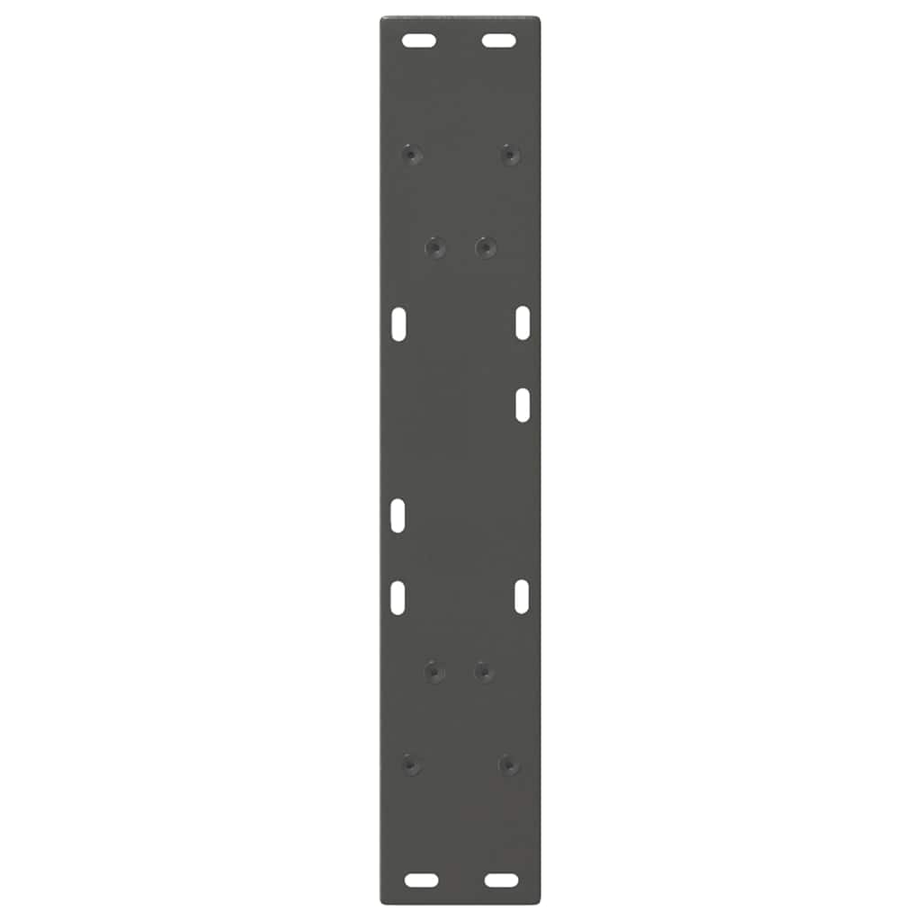 Pieds de table à manger en V 2 pièces Anthracite 60 x (72-73,3) cm Acier - XIOS