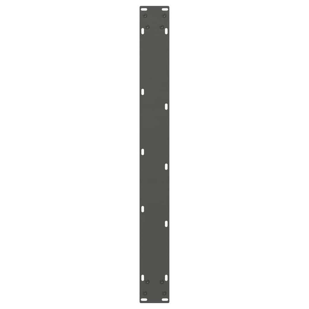 Pieds de table à manger en forme de V, 3 pièces, anthracite, 100 x (72-73,3) cm, acier - XIOS
