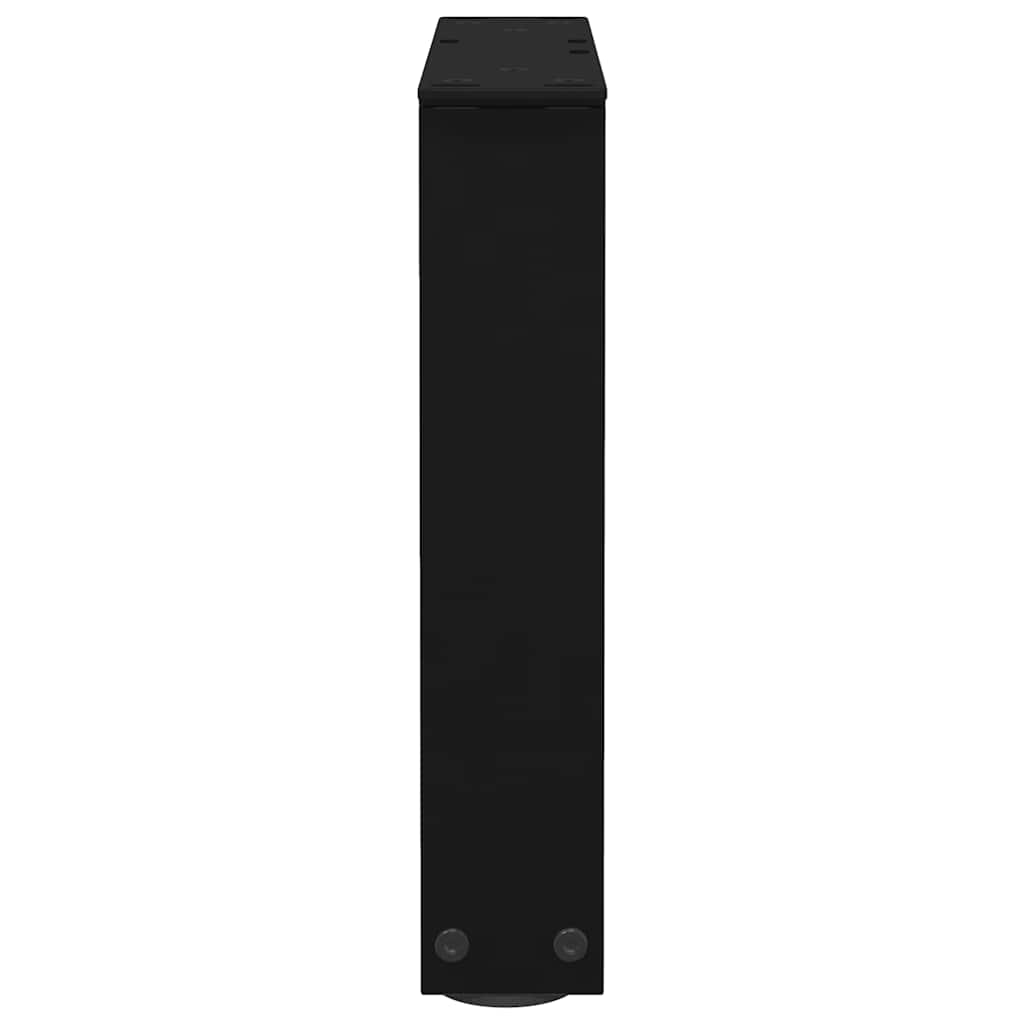 Pieds de table basse en V 2 pièces Noir 30 x (30-31,3) cm Acier - XIOS