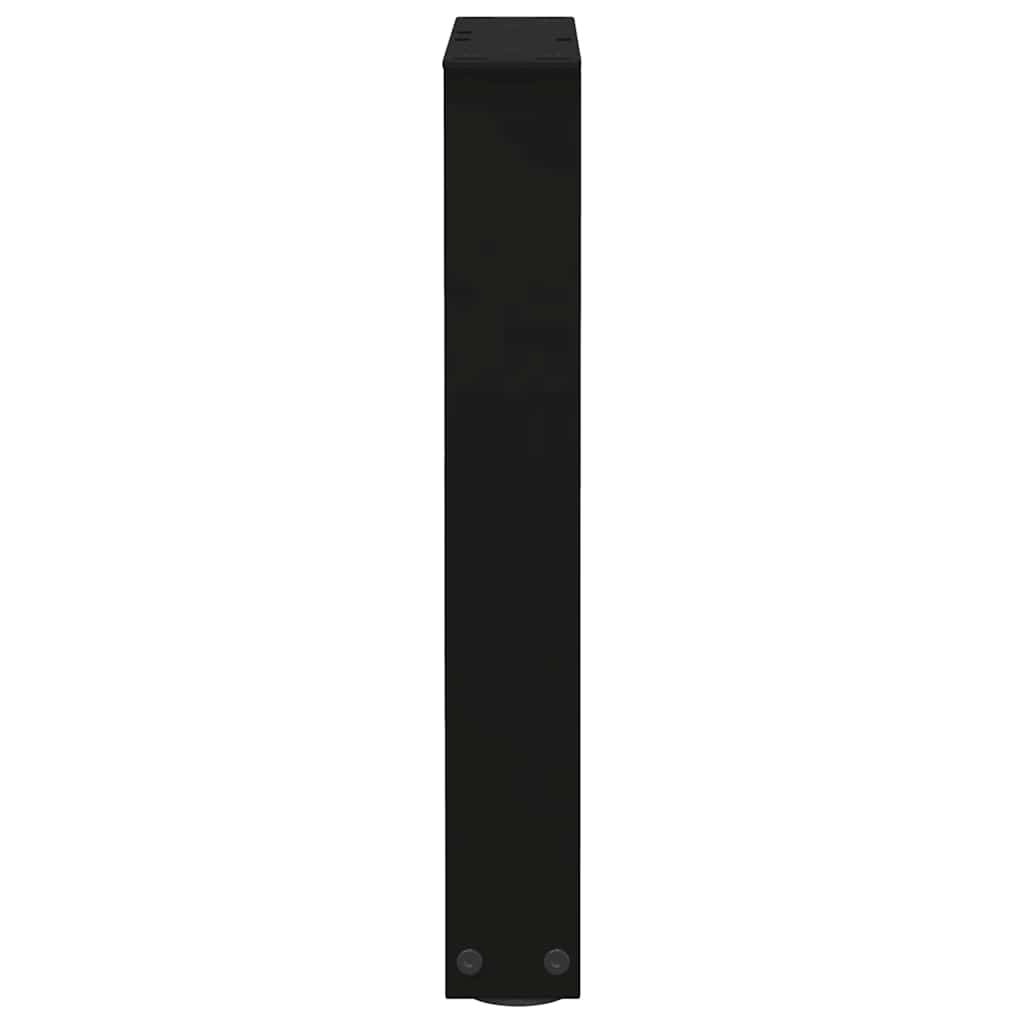 Pieds de table basse en forme de V 2 pièces Noir 28 x (42-43,3) cm Acier - XIOS