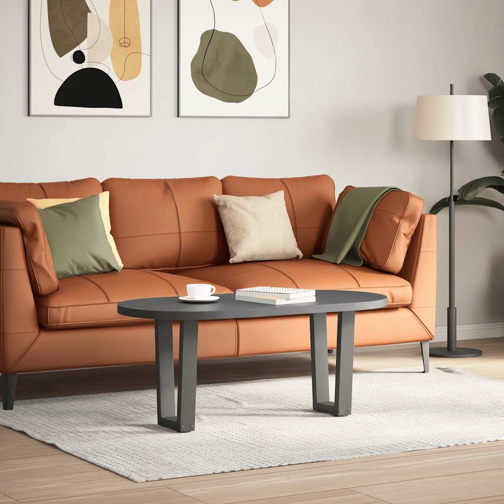 Pieds de table basse en forme de V 2 pièces Anthracite 28 x (42-43,3) cm Acier - XIOS