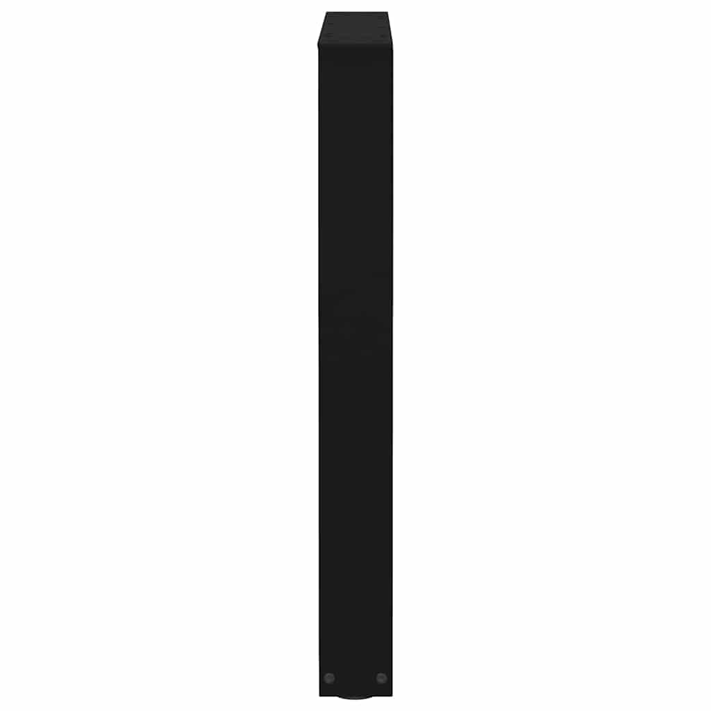 Pieds de table à manger en V 2 pièces Noir 60 x (72-73,3) cm Acier - XIOS