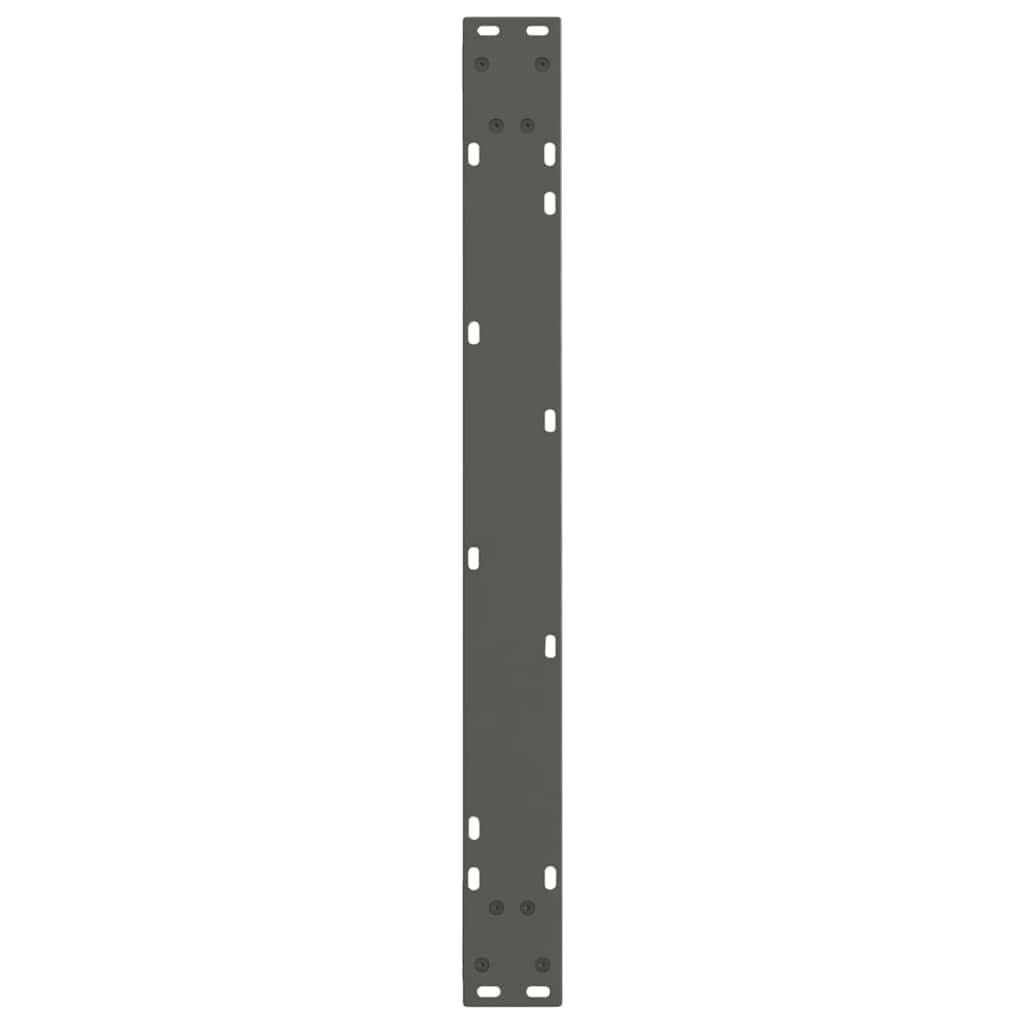 Pieds de table à manger en forme de V, 2 pièces, anthracite, 90 x (72-73,3) cm, acier - XIOS