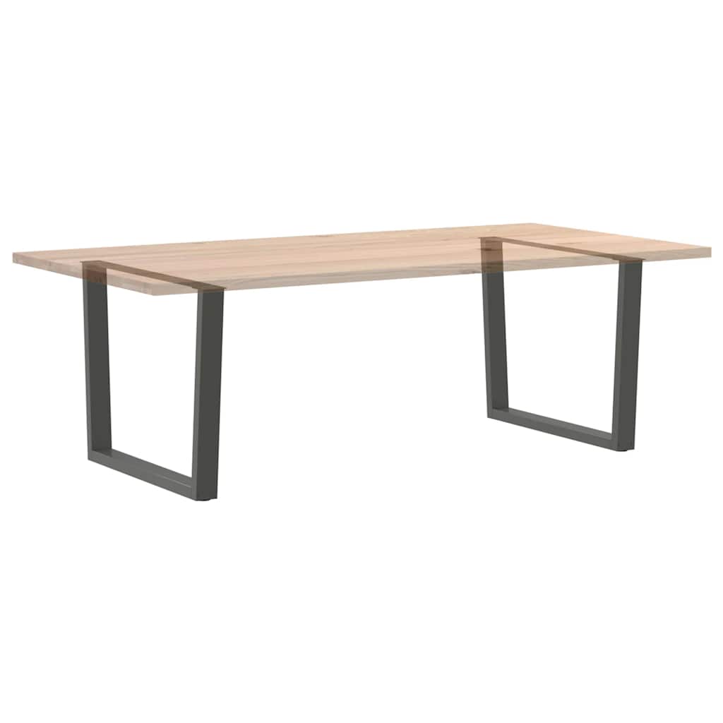 Pieds de table à manger en forme de V 2 pièces Anthracite 100 x (72-73,3) cm Acier - XIOS