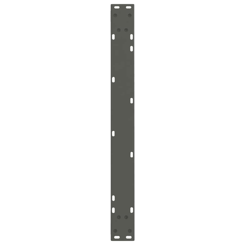 Pieds de table à manger en forme de V, 3 pièces, anthracite, 80 x (72-73,3) cm, acier - XIOS