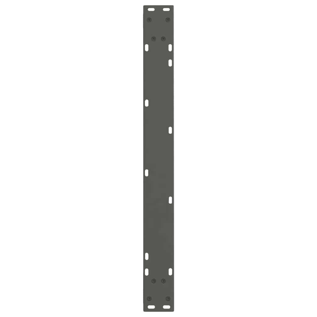 Pieds de table à manger en forme de V 3 pièces Anthracite 90 x (72-73,3) cm Acier - XIOS