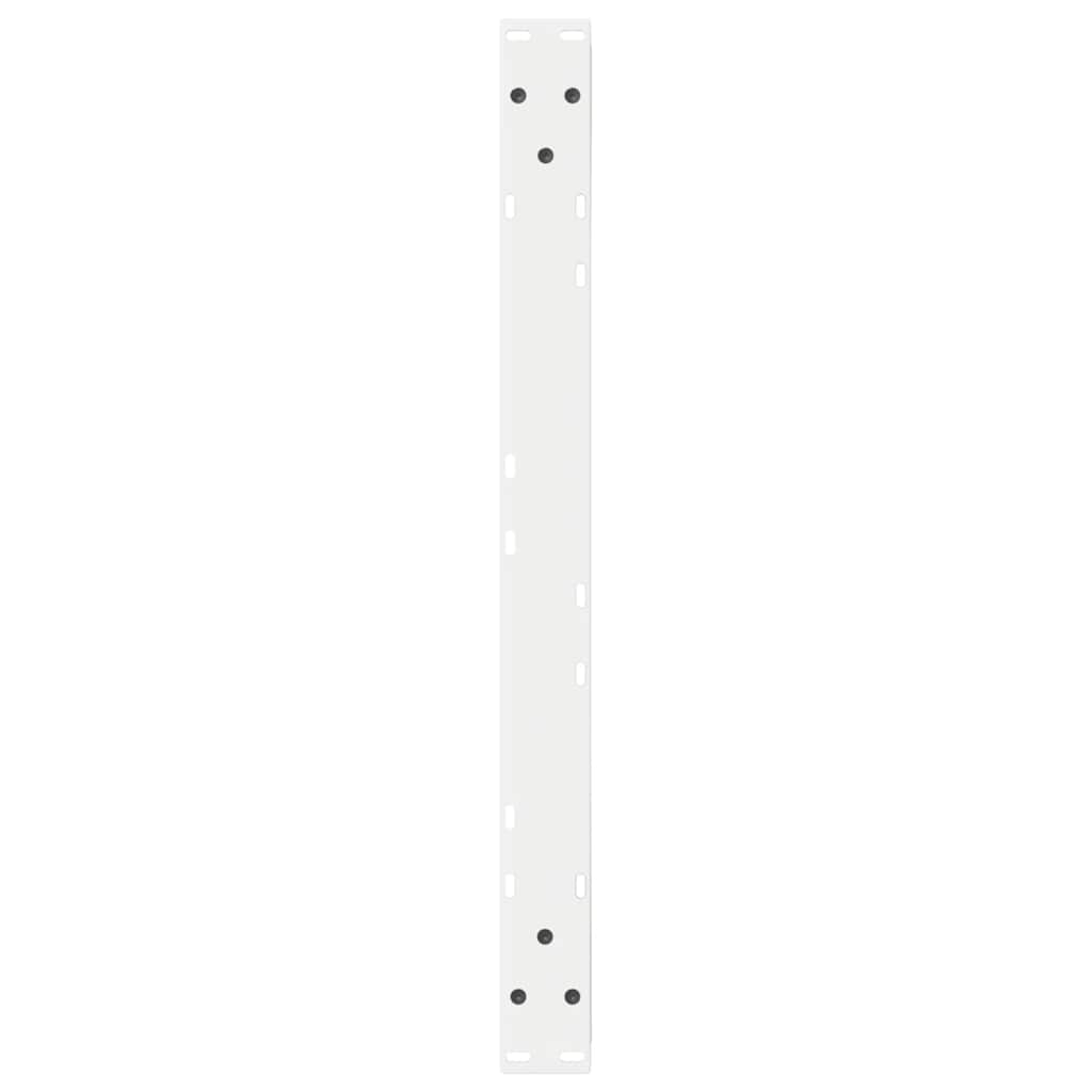 Pieds de table basse 2 pièces Blanc 70 x (30-31,3) cm Acier - XIOS
