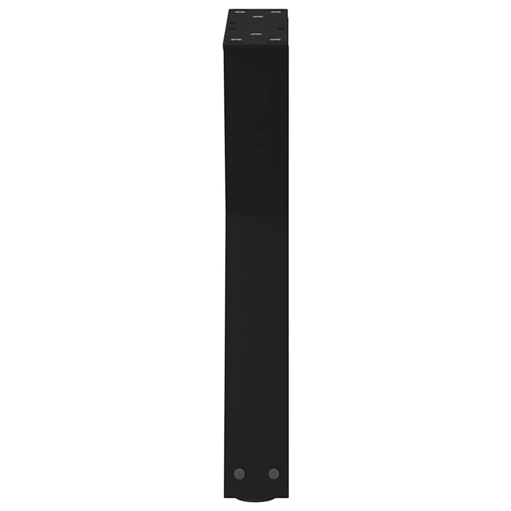 Pieds de table basse 2 pièces Noir 38 x (42-43,3) cm Acier - XIOS