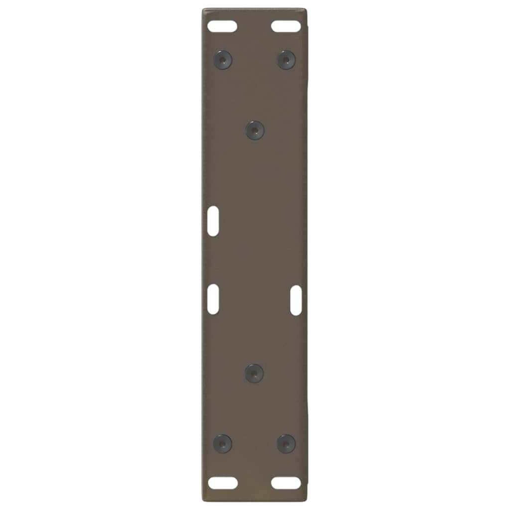 Pieds de table basse 2 pièces Acier naturel 38 x (42-43,3) cm Acier - XIOS