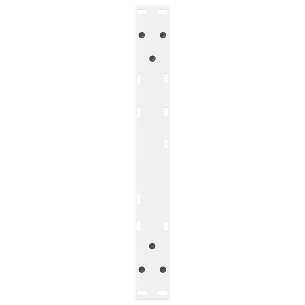 Pieds de table basse 2 pièces Blanc 60 x (42-43,3) cm Acier - XIOS