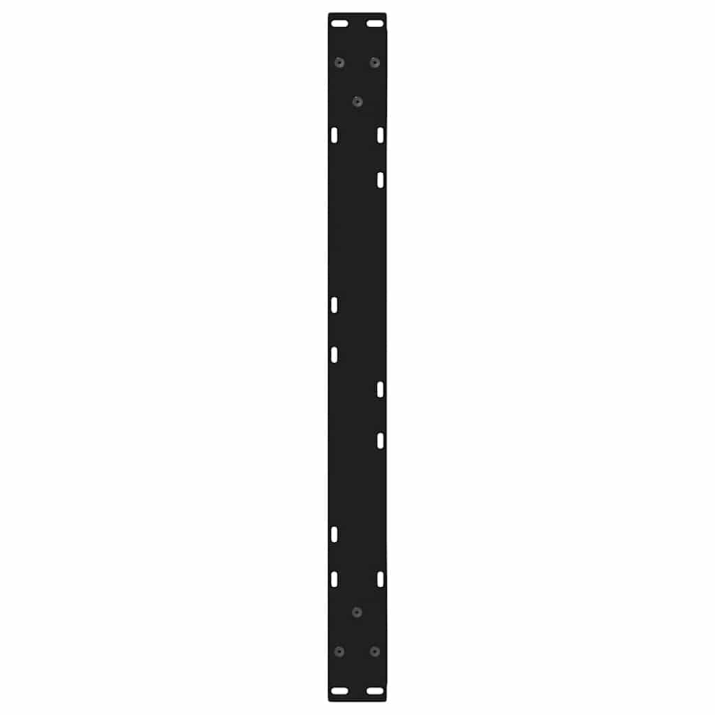 Pieds de table basse 2 pièces Noir 70 x (42-43,3) cm Acier - XIOS