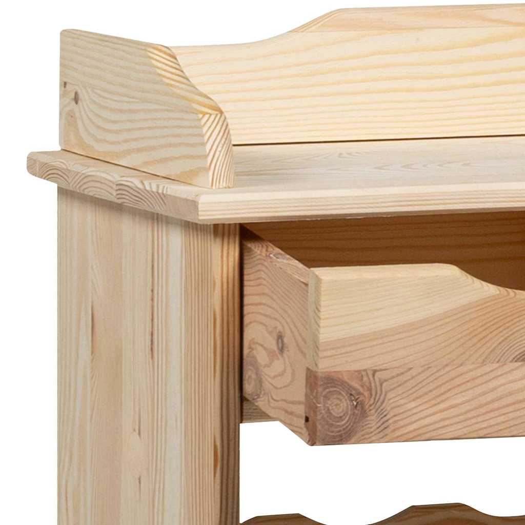 Étagère à vin Marron 90 x 60 x 30 cm Bois de pin massif - XIOS