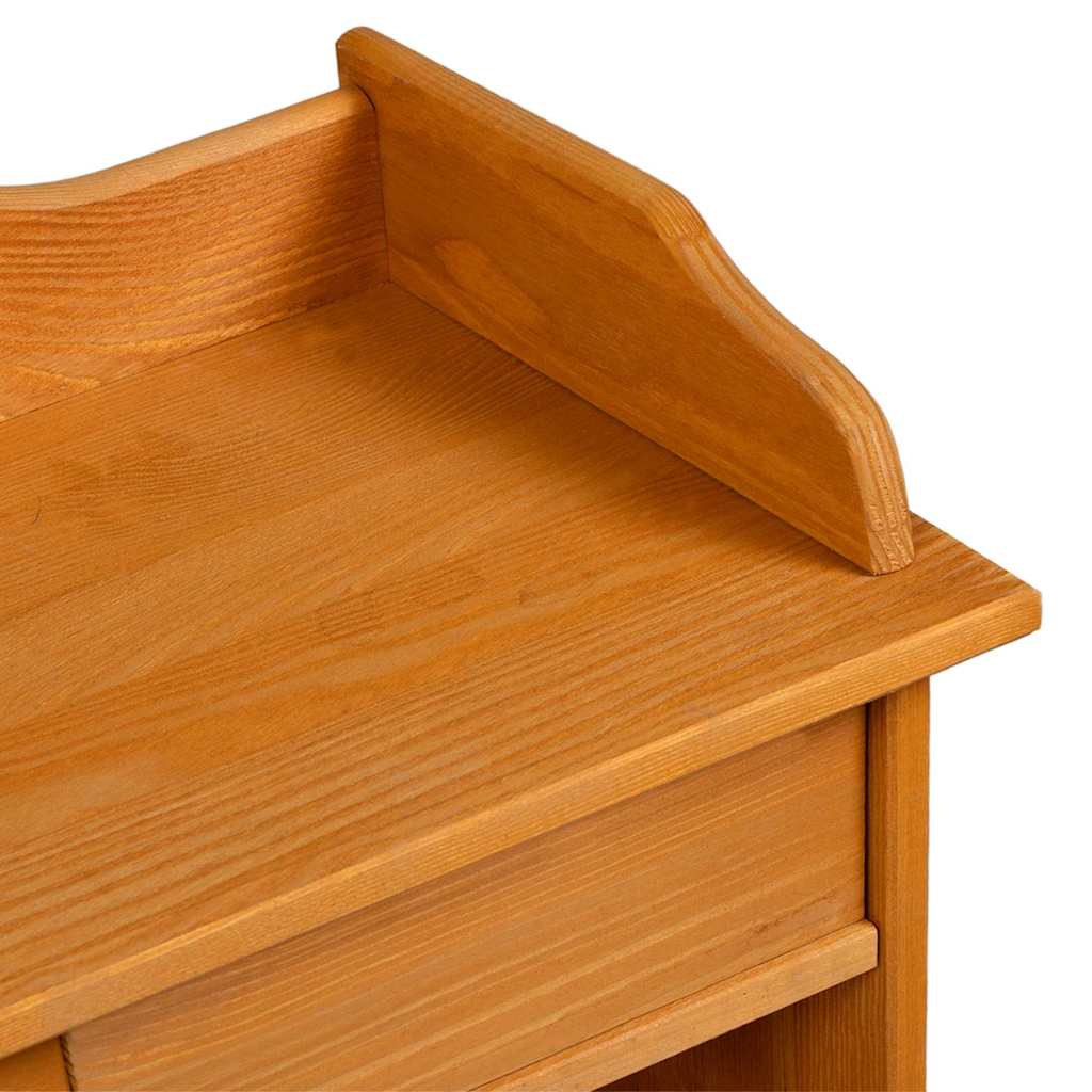 Étagère à vin Marron 90 x 60 x 30 cm Bois massif en pin - XIOS